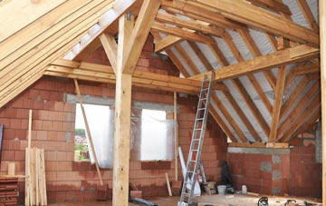 Rock End attic trusses